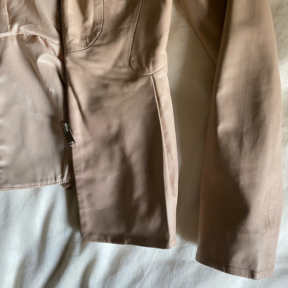 Zara REAL Leather Fall Jacket - Picture 2 of 8